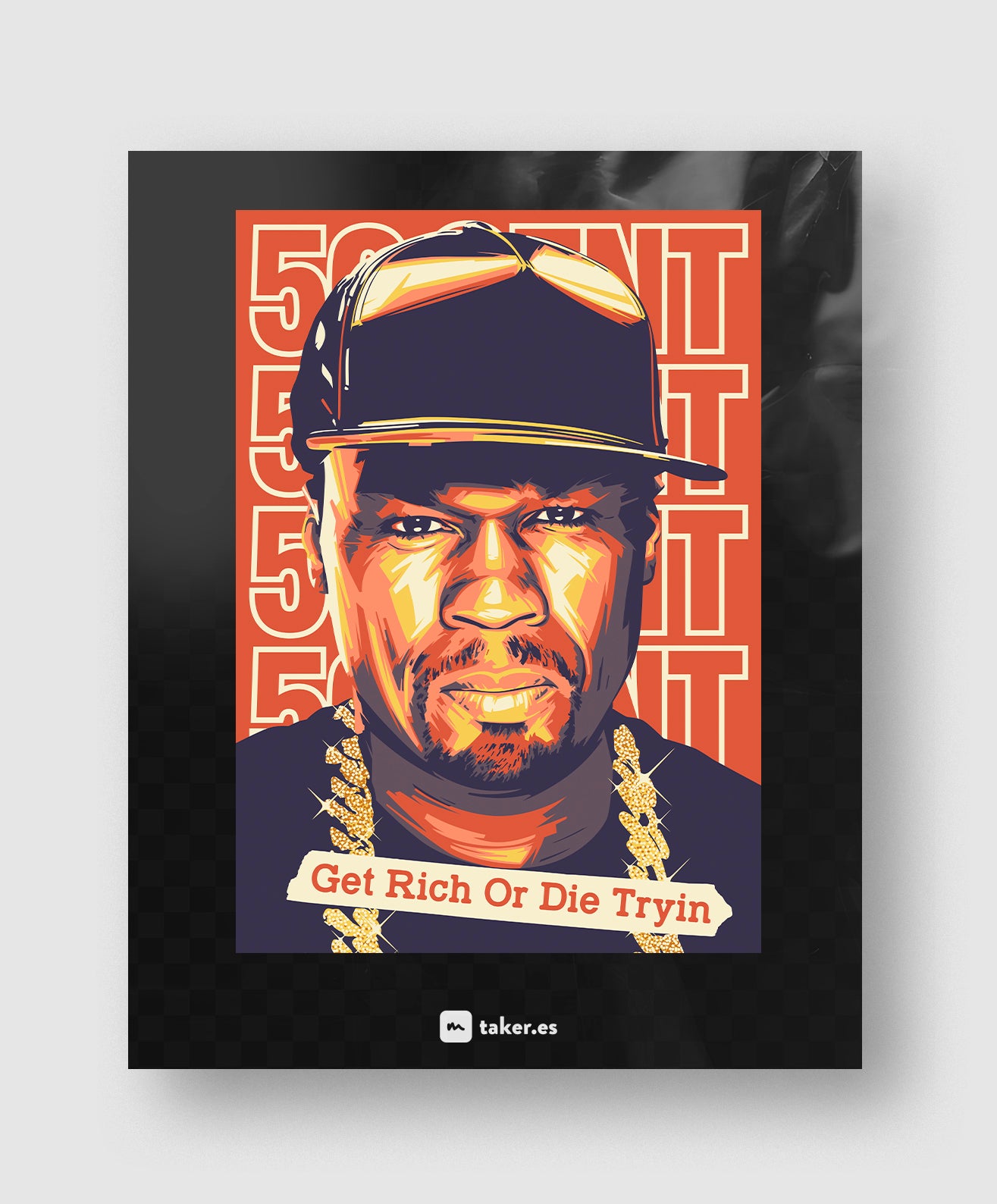 50 cent Get Rich Or Die Tryin #1- Transfer DTF