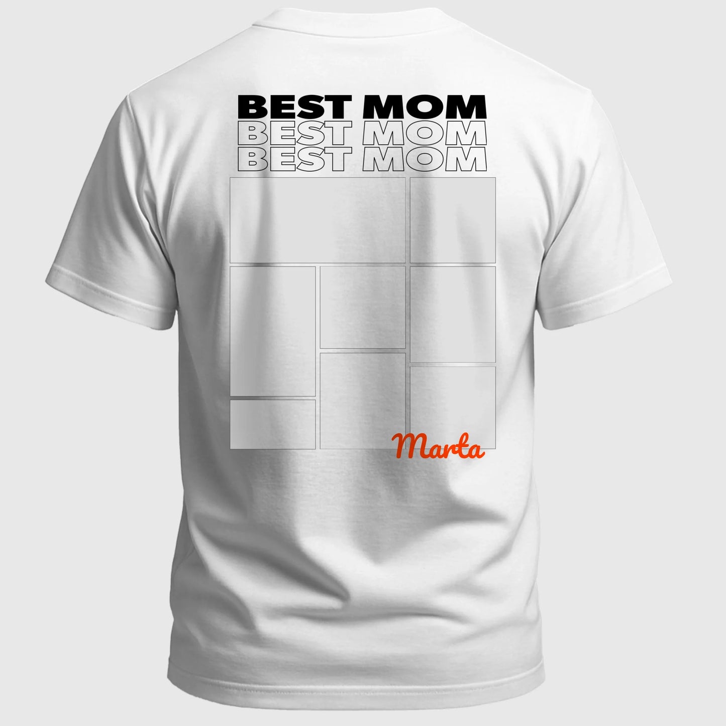 Camiseta Blanca Espalda x3