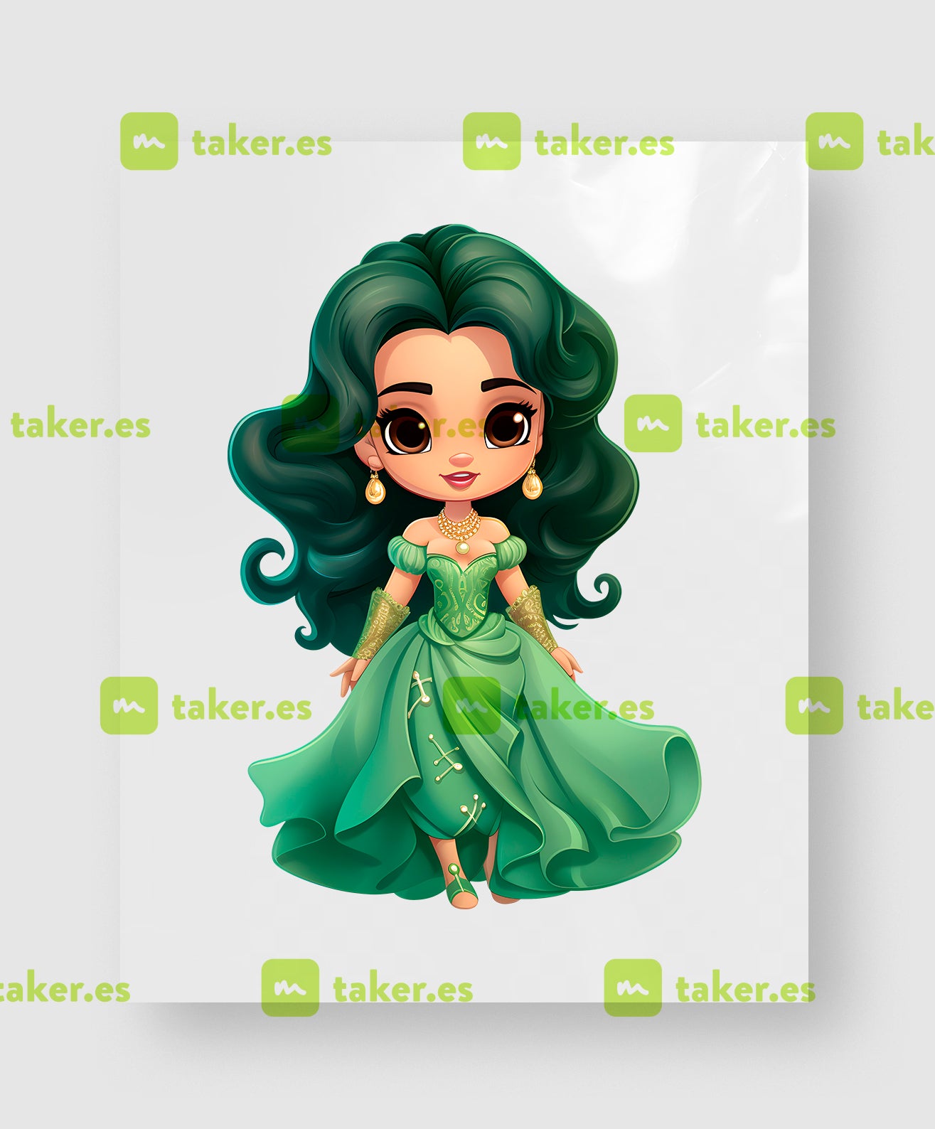 Esmeralda Clip Art 01