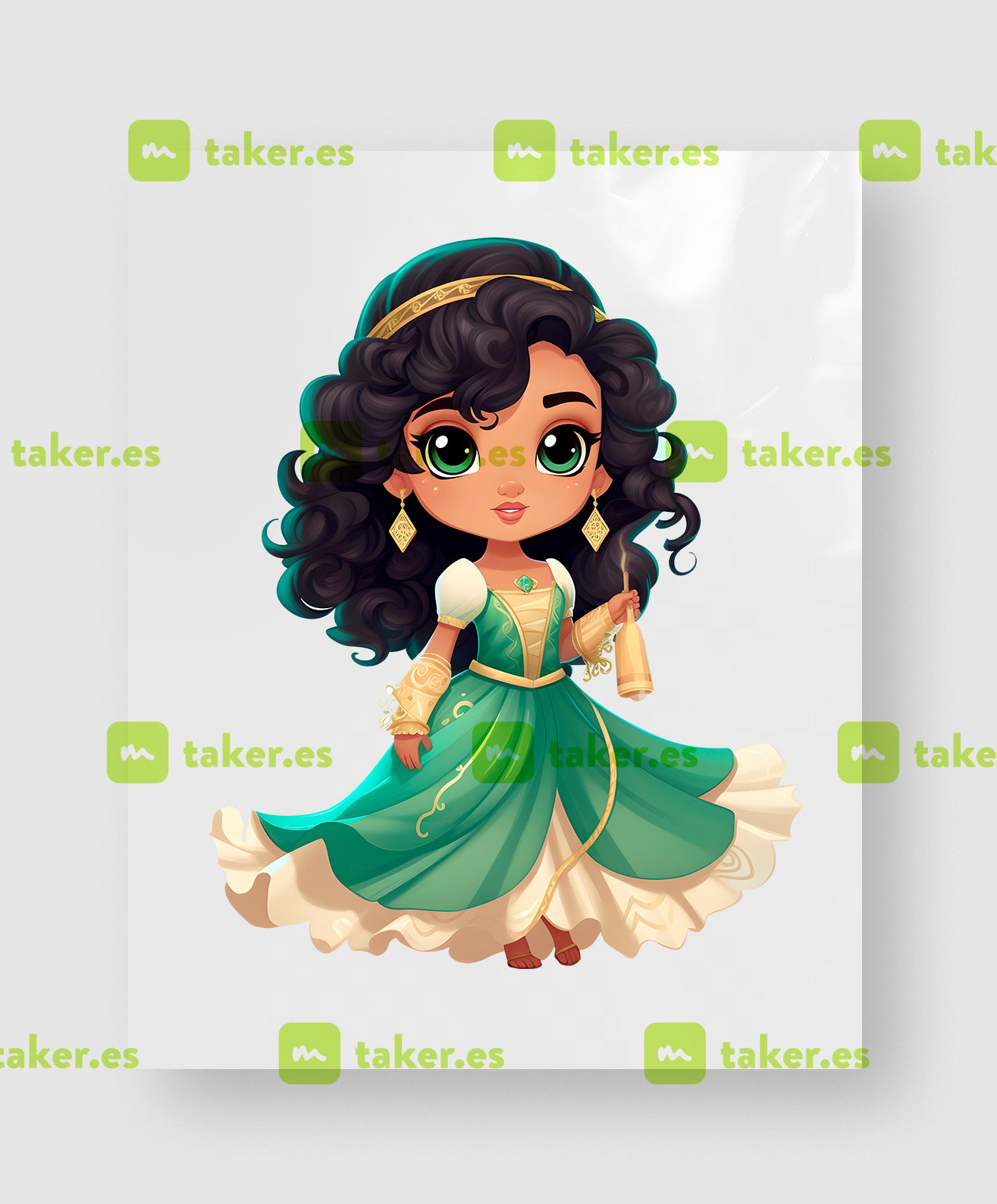 Esmeralda Clip Art 02