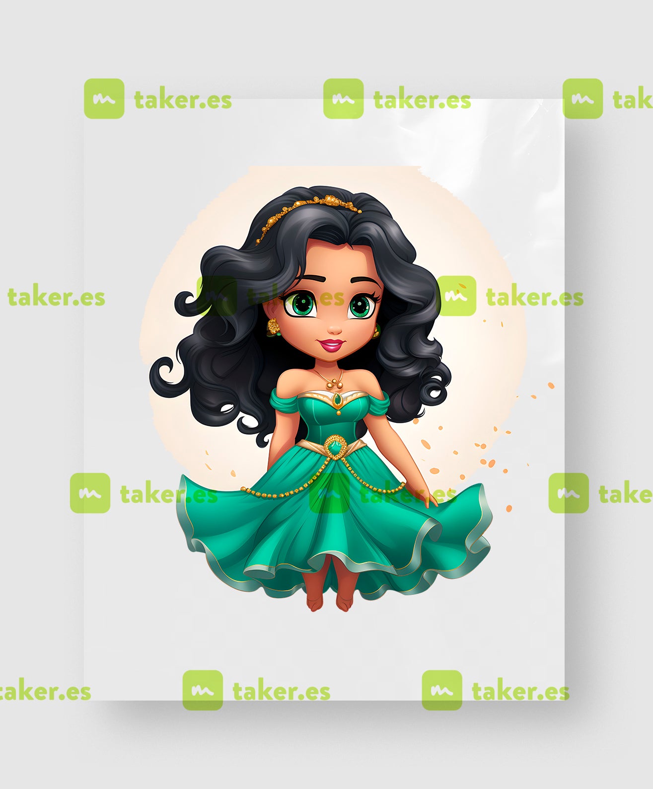 Esmeralda Clip Art 06
