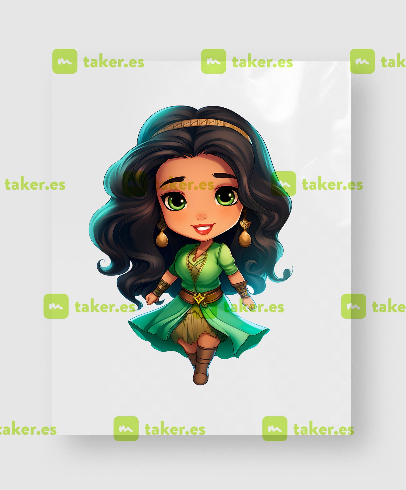 Esmeralda Clip Art 07