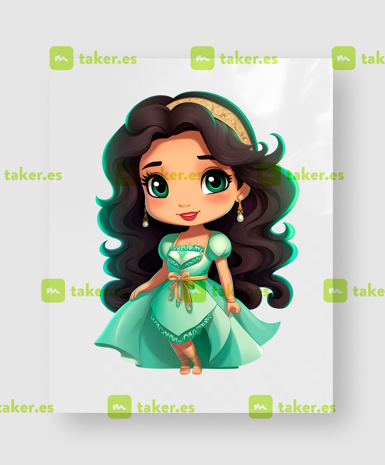 Esmeralda Clip Art 08