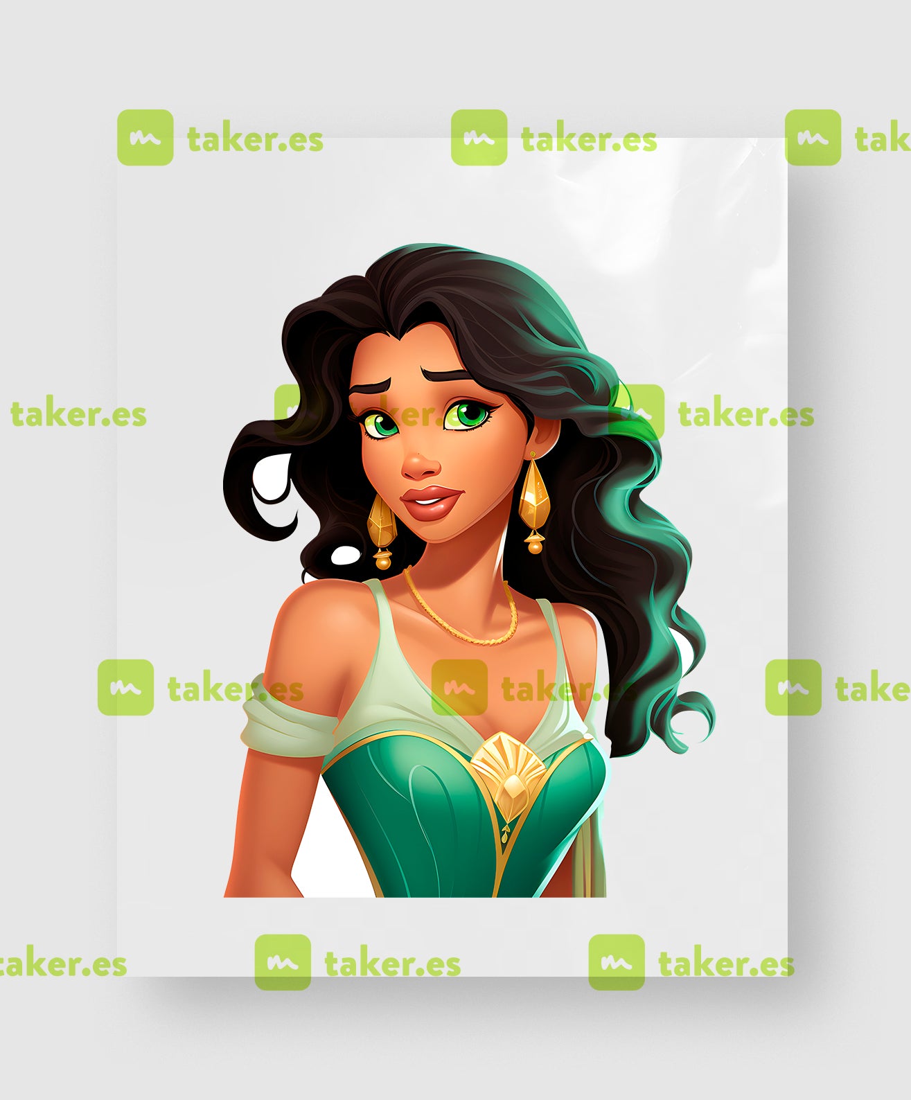 Esmeralda Clip Art 10