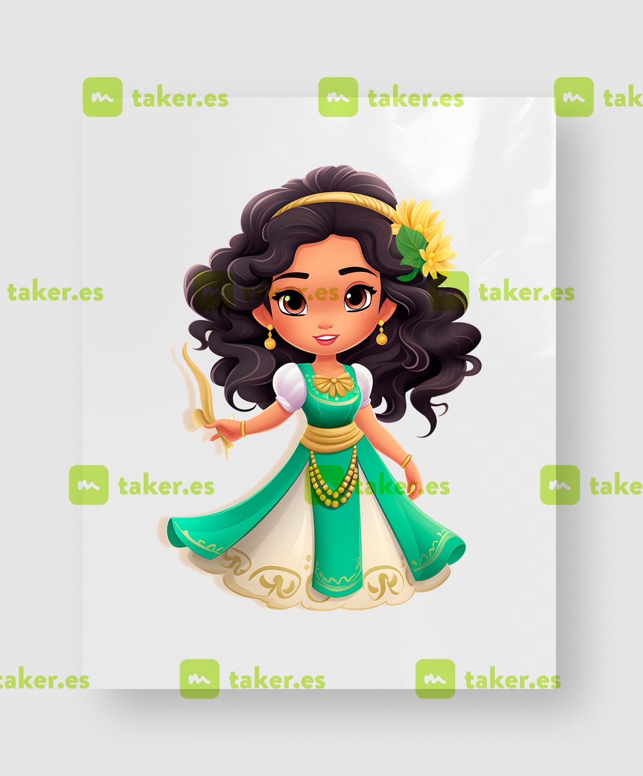 Esmeralda Clip Art 13