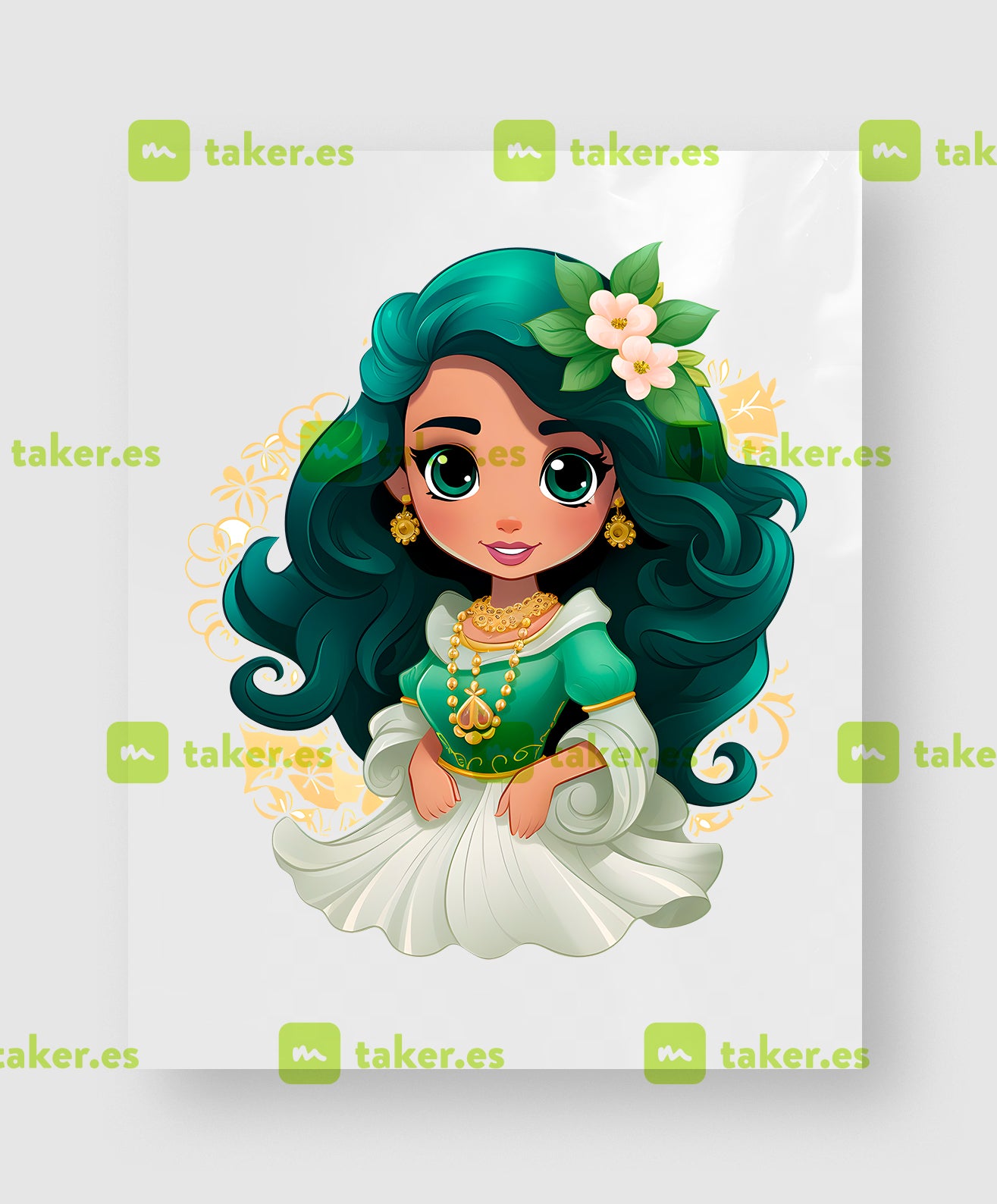 Esmeralda Clip Art 15