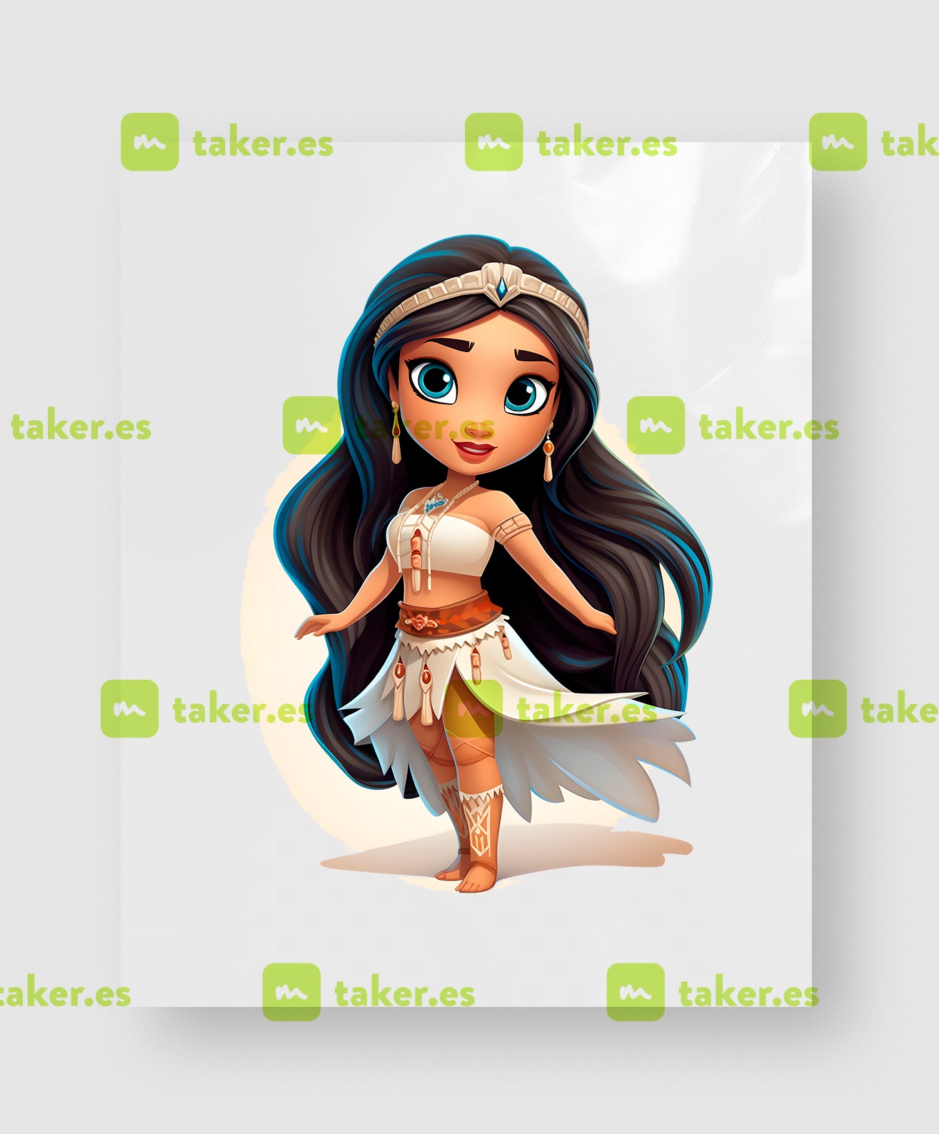 Pocahontas Clip Art 04