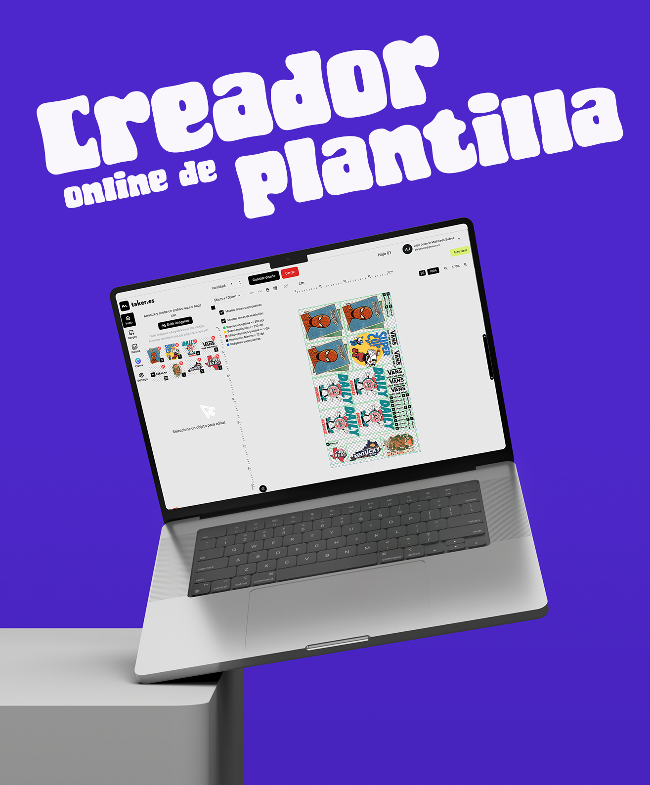 Creador DTF por metros - 60cm