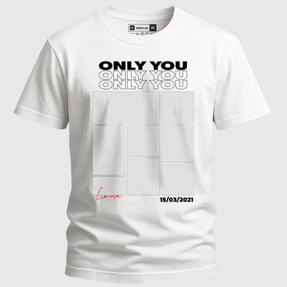 Camiseta Blanca Frontal x3