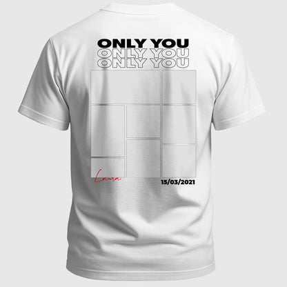 Camiseta Blanca Espalda x3