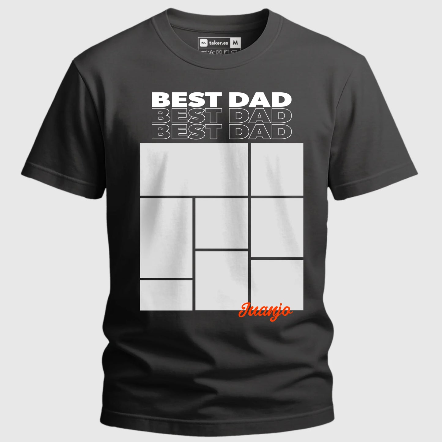 Camiseta Negra Frontal x3