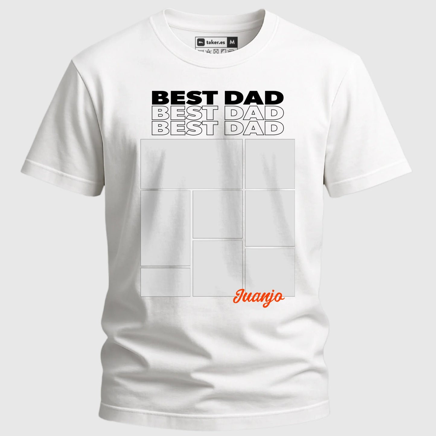 Camiseta Blanca Frontal x3