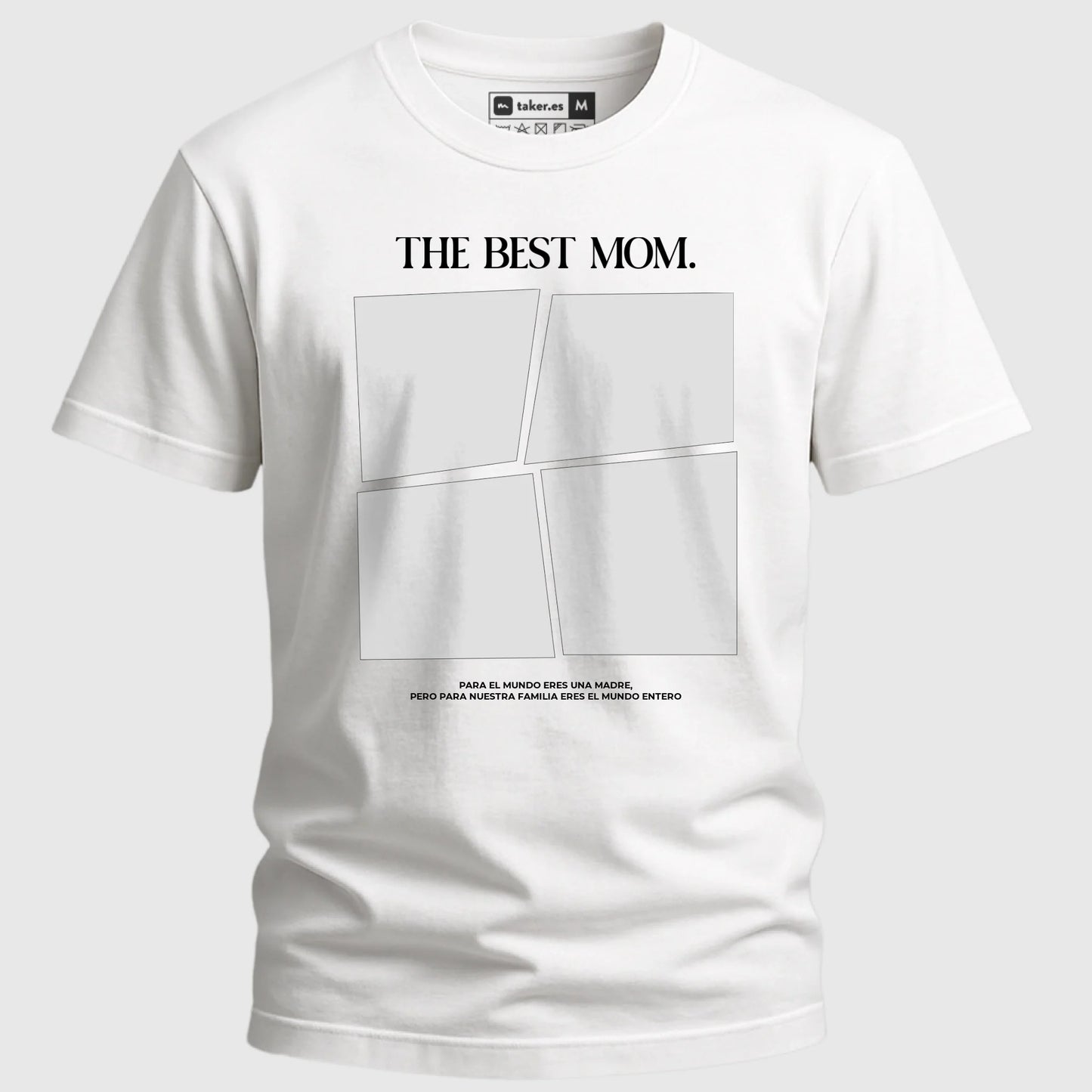 Camiseta Blanca Frontal x3