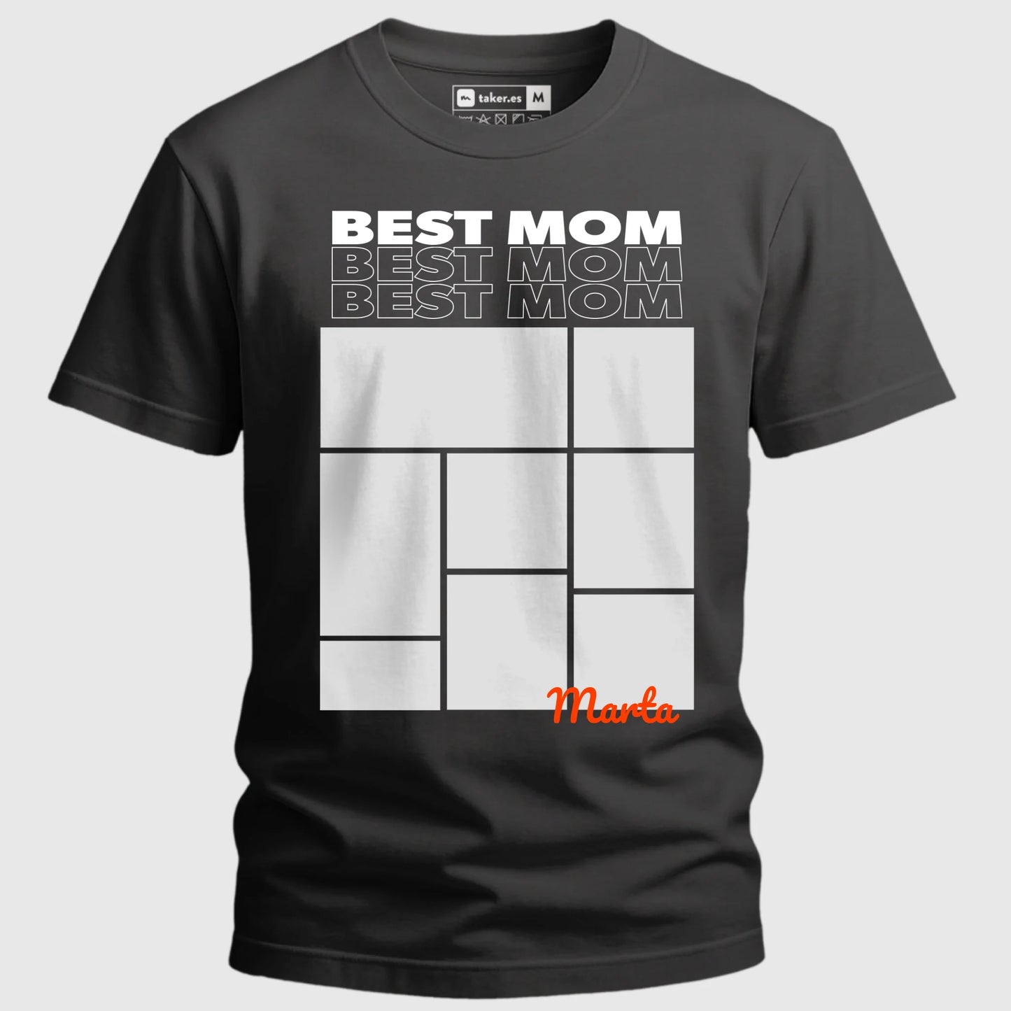 Camiseta Negra Frontal x3
