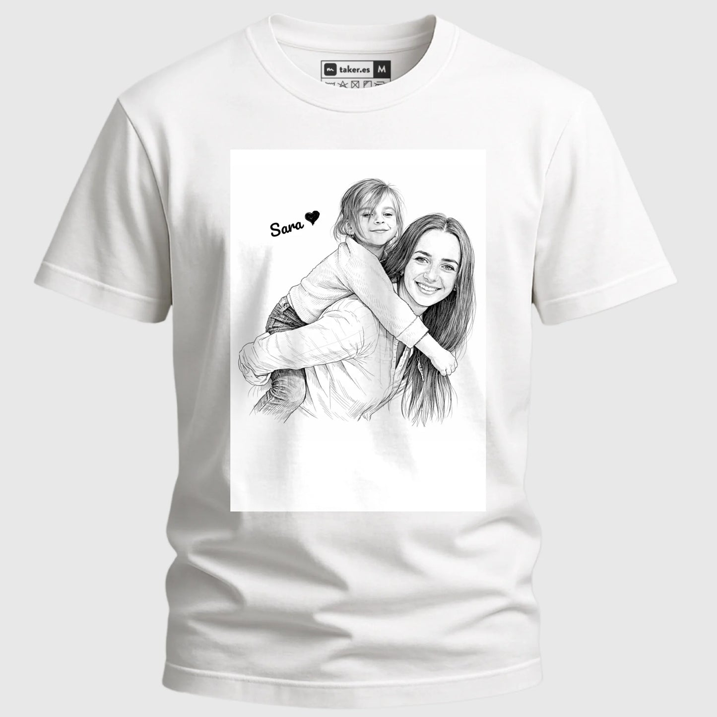 Camiseta Blanca Frontal x3