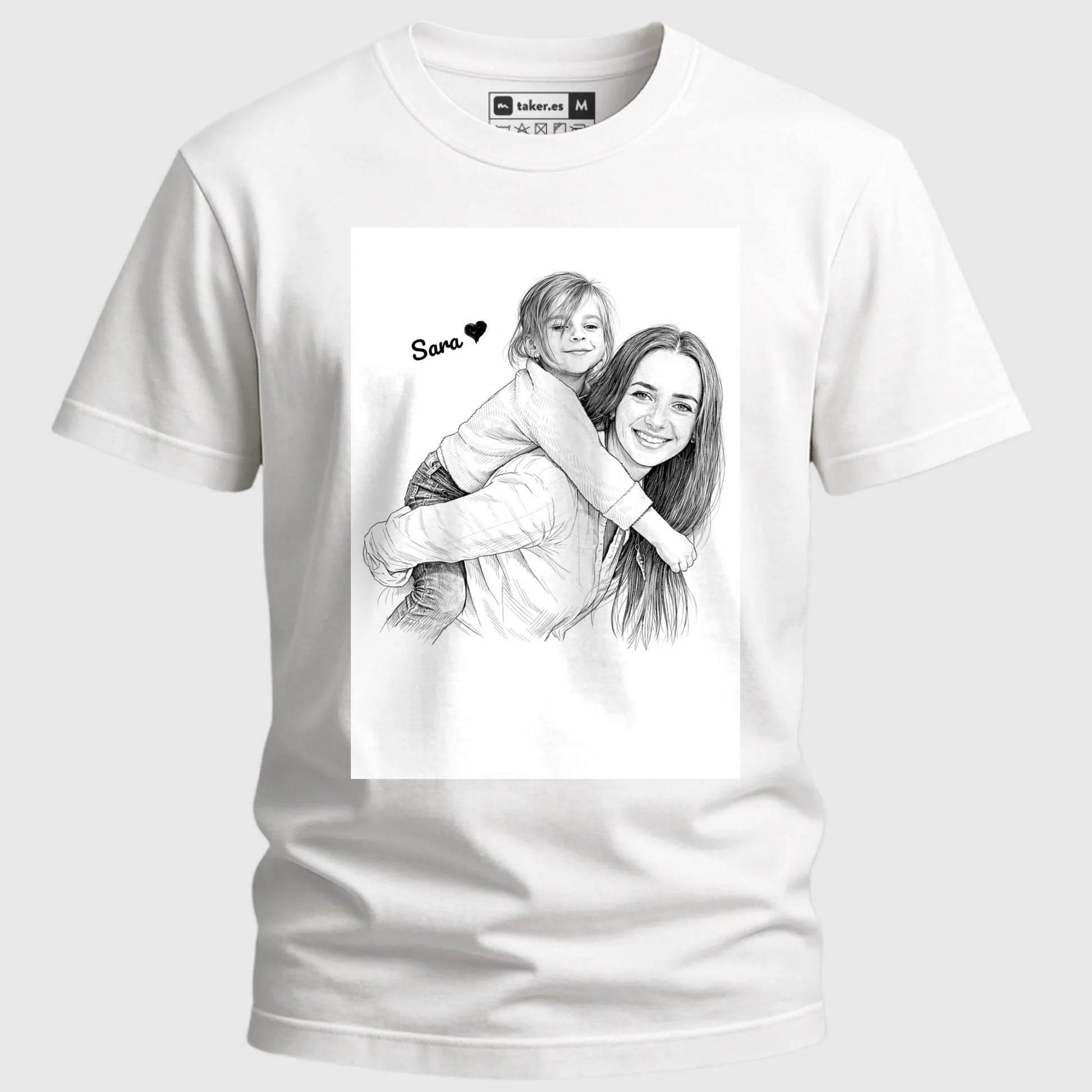 Camiseta Blanca Frontal x3