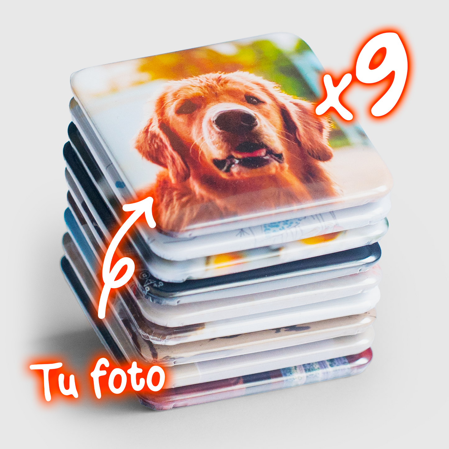 Pack 9 Imanes personalizados
