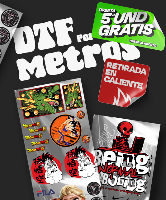 DTF por metros - 60cm