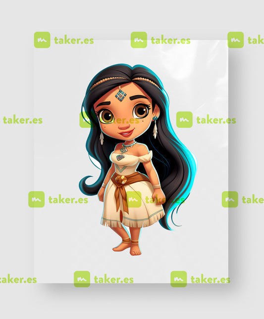 Pocahontas Clip Art 02