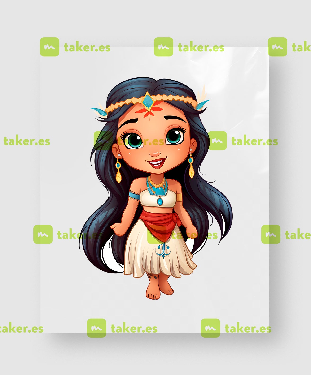 Pocahontas Clip Art 05