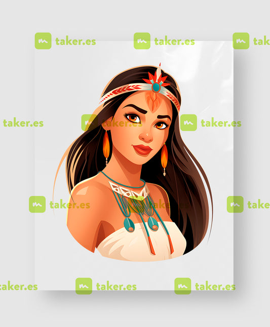 Pocahontas Clip Art 09