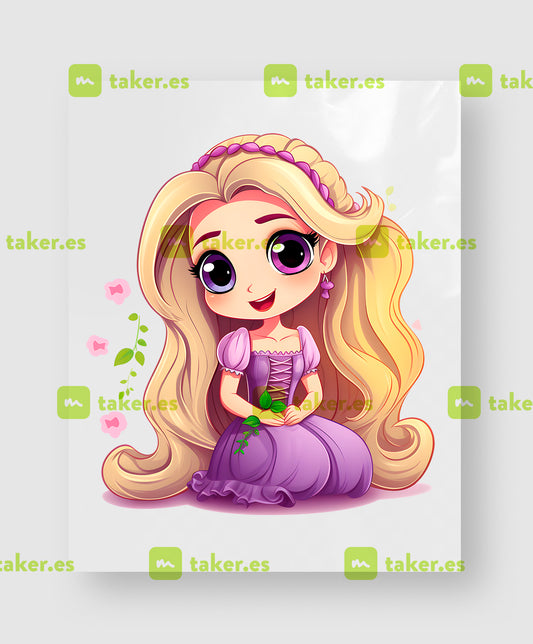 Rapunzel Clip Art 02