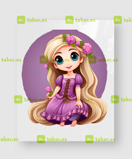 Rapunzel Clip Art 04