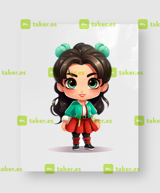 Vanellope Clip Art 01