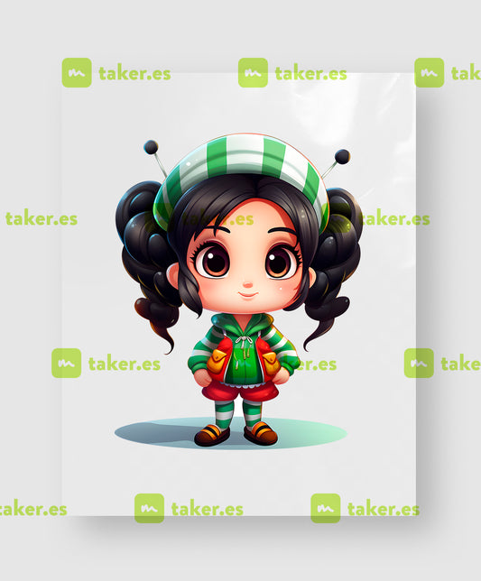 Vanellope Clip Art 02