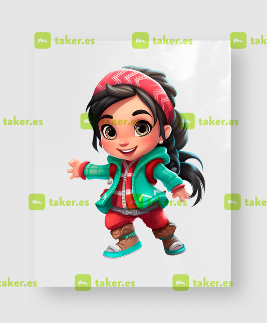 Vanellope Clip Art 07